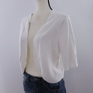 Pendleton | Open Front Cropped‎ Shrug Cardigan Large